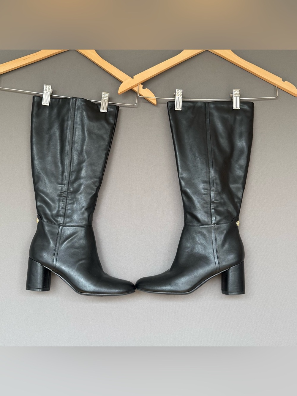 Naturalizer Loving Wide Calf Knee High Boots Womens Black 9M EU 40 Dark Academia